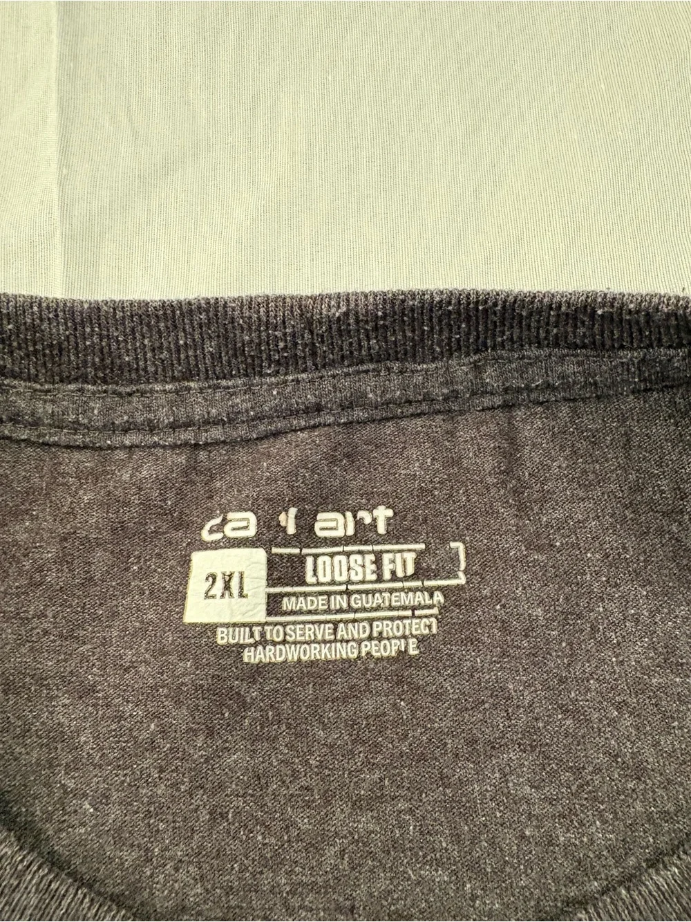 Carhartt Men’s 2XL Loose Fit Dark Heather Pocket Workwear T-Shirt